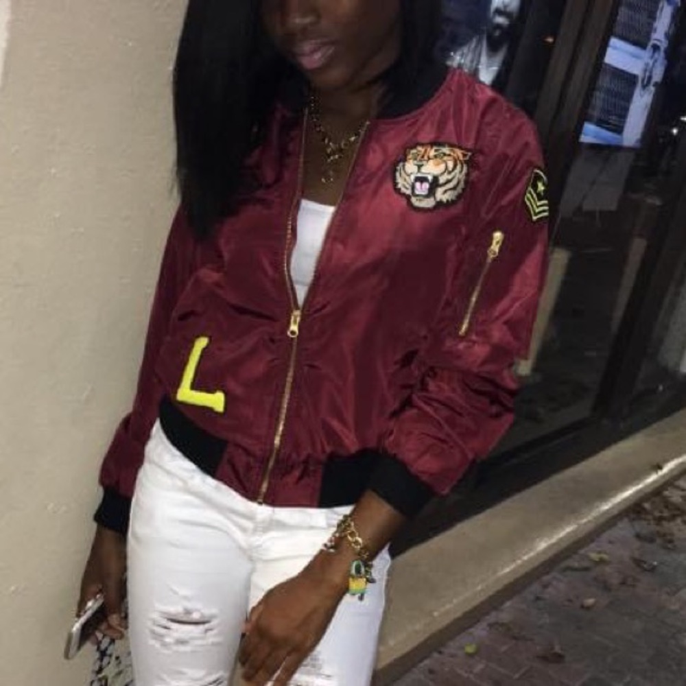 Patch bomber Jacket